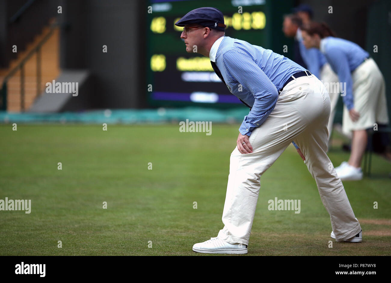 Line judge wimbledon tennis championships hires stock photography and