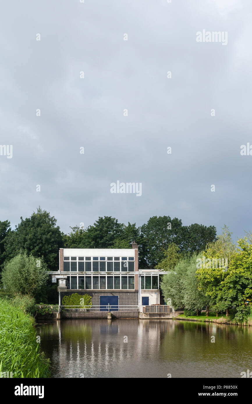 Gemaal in Ouderkerk aan de Amstel Stock Photo