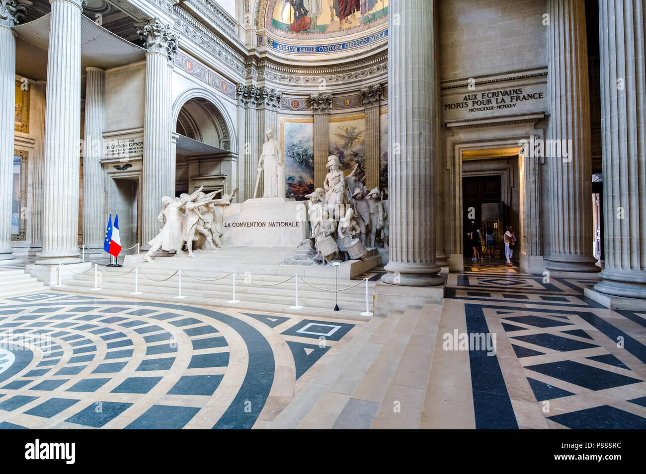 La Convention Nationale statue in the Pantheon in Paris, France Stock Photo