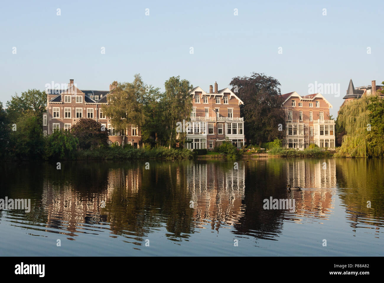Amsterdam in de zomer; Amsterdam in summer Stock Photo