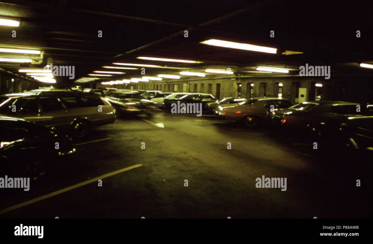 Car in parking garage 1970s hi-res stock photography and images - Alamy