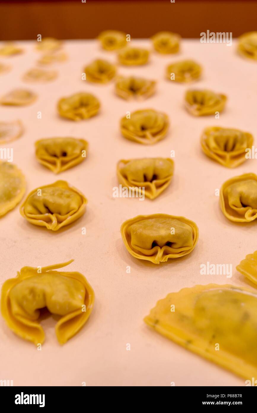 Image showcasing Diverse selection of hand crafted, traditional Italian raw (uncooked ...