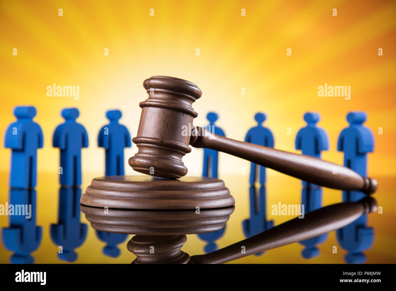 People Using Gavel People law concept, Wooden gavel Stock Photo - Alamy