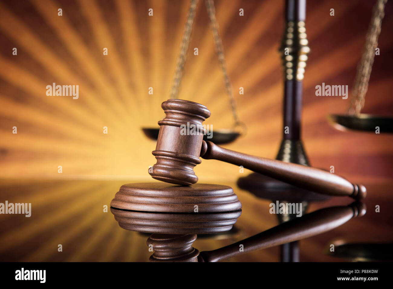 Gavel, Mallet of justice concept Stock Photo Alamy