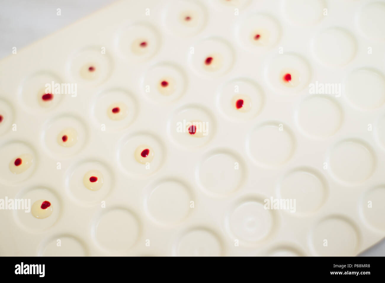 Blood test.Drops of blood on a medical tablet Stock Photo Alamy