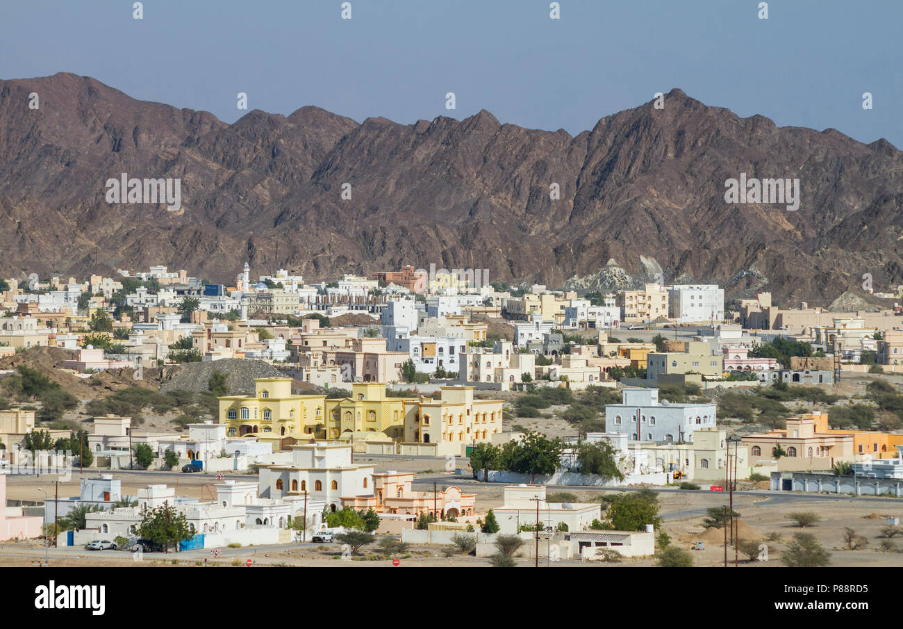 Mountains in Oman Stock Photo