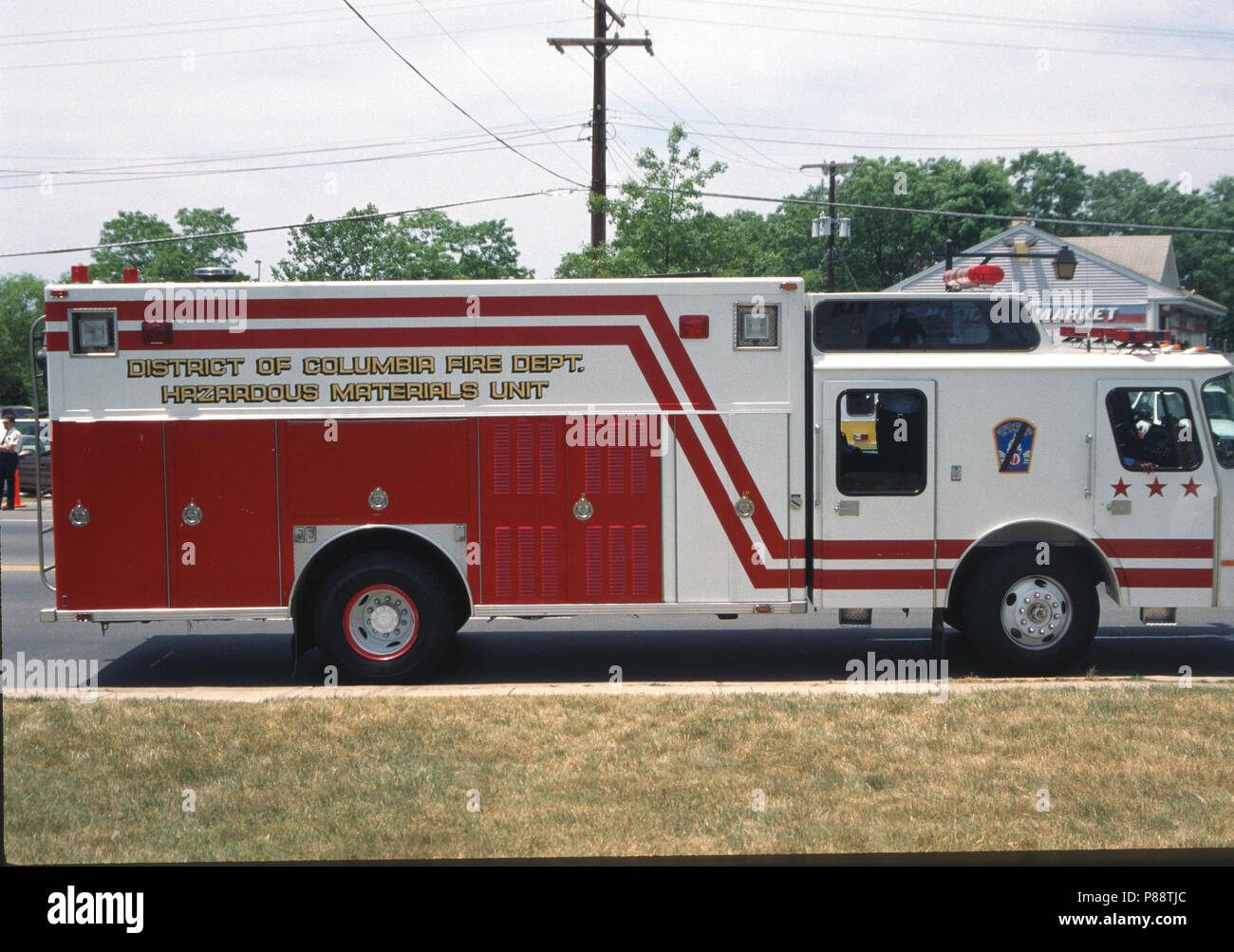 District of Columbia's fire department Hazardous Material fire truck
