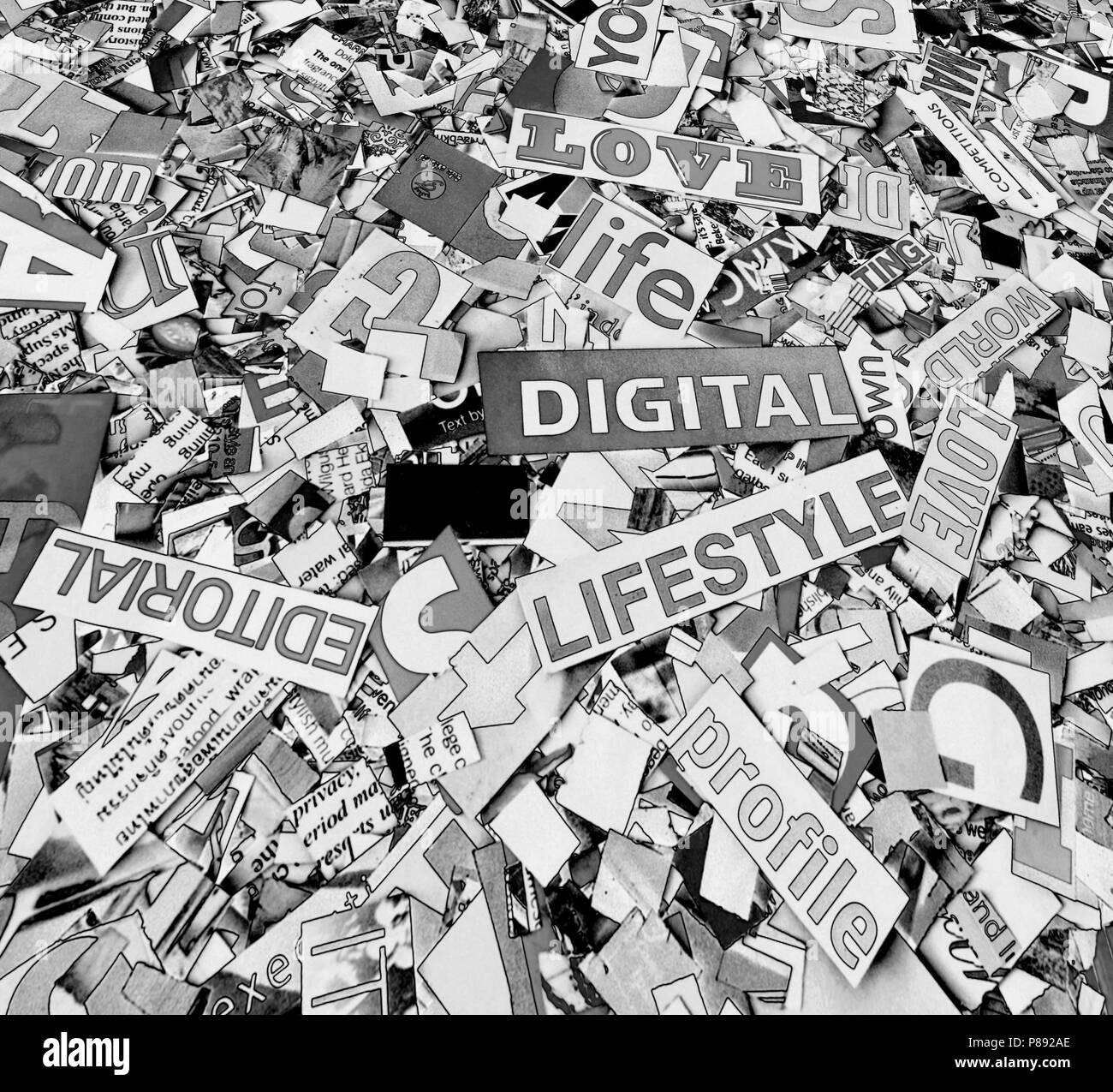 Random colors Black and White Stock Photos & Images - Alamy