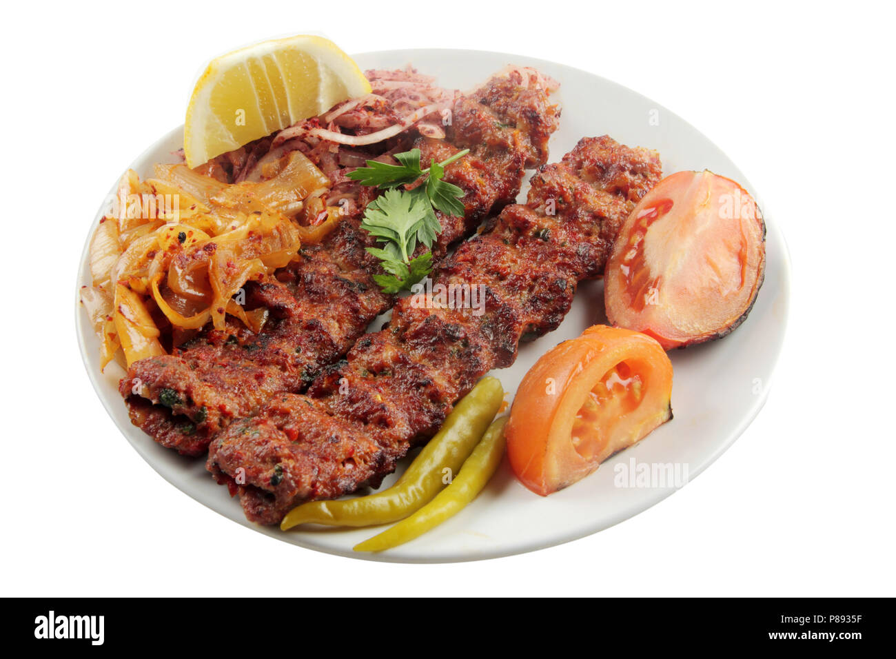 Turkish Adana Kebab Stock Photo - Alamy