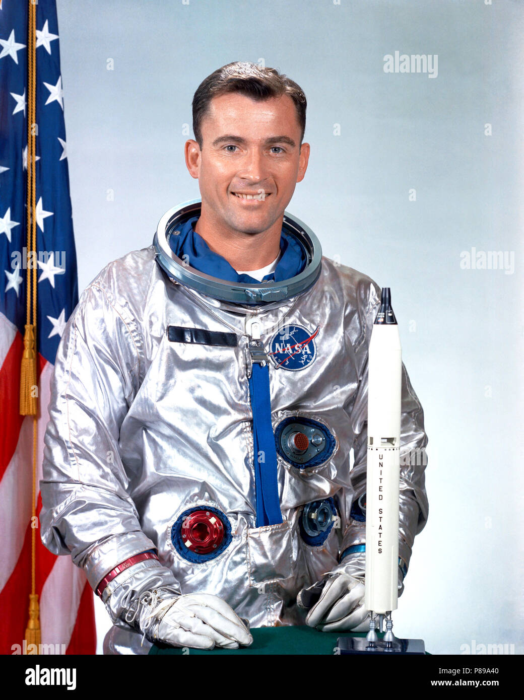 Astronaut John W. Young Stock Photo Alamy