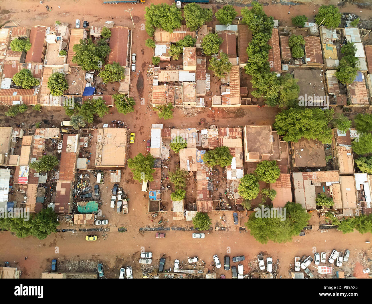 Bamako is the capital and largest city of Mali, with a population of 1.8 million. In 2006, it was estimated to be the fastest-growing city in Africa a Stock Photo