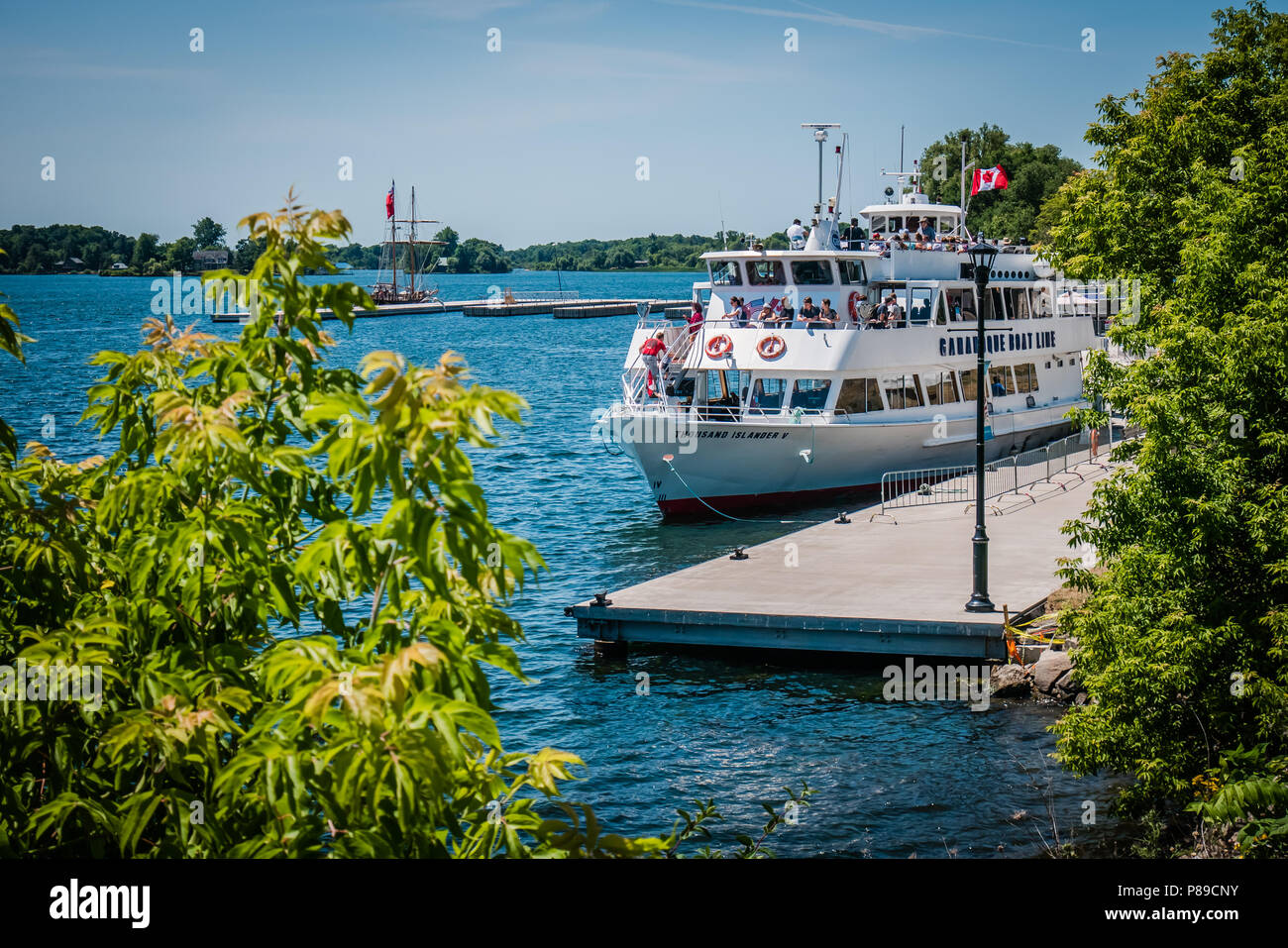 Cruise to thousand island Canada Stock Photo