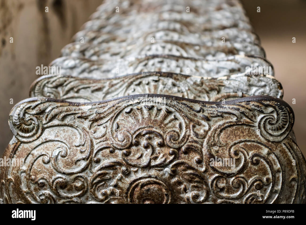 Ornate antique radiator at the Idaho State Penitentiary, Boise, Idaho ...