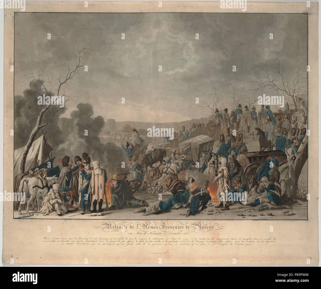 Napoleons retreat from moscow 1812 hi-res stock photography and images ...