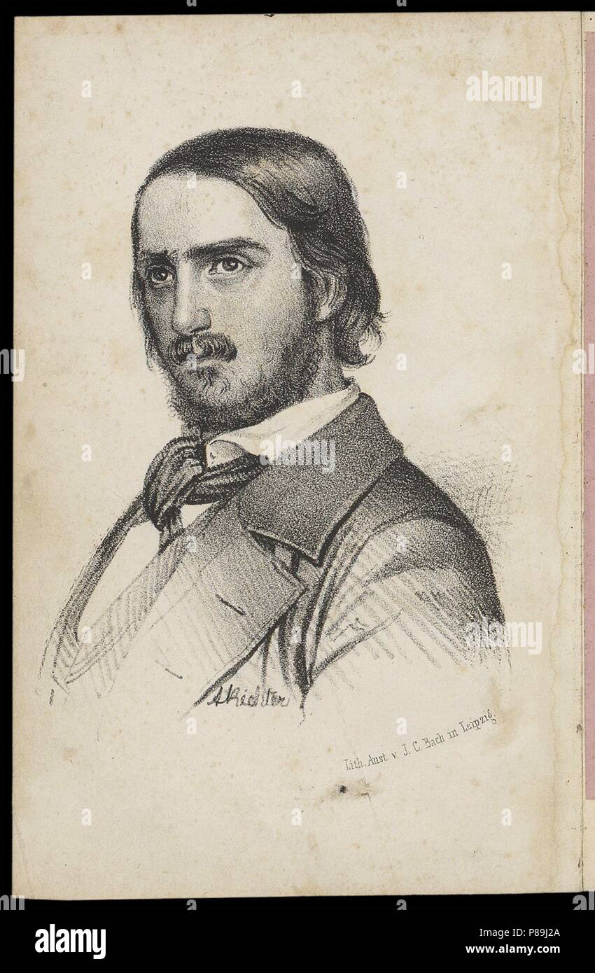 Georg Herwegh (1817-1875). Museum: PRIVATE COLLECTION Stock Photo - Alamy