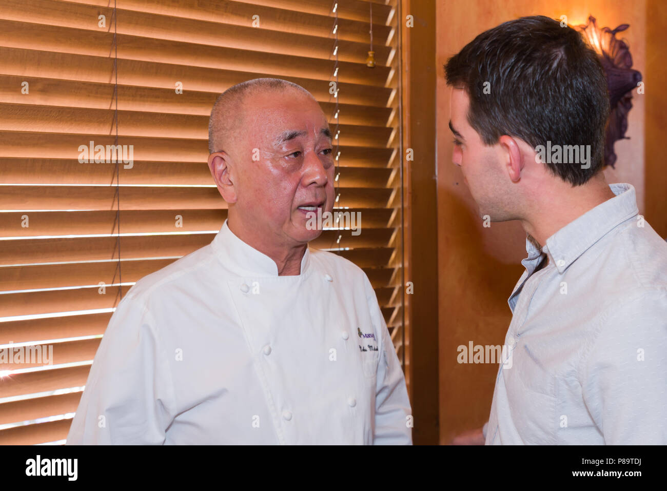 20th Anniversary Sake Ceremony of Matsuhisa Restaurant in Aspen, Colorado with Chef Nobu
