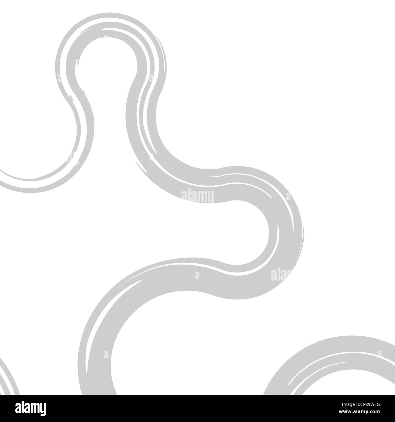 Creative black and white vector template design with place for your message. Stock Vector