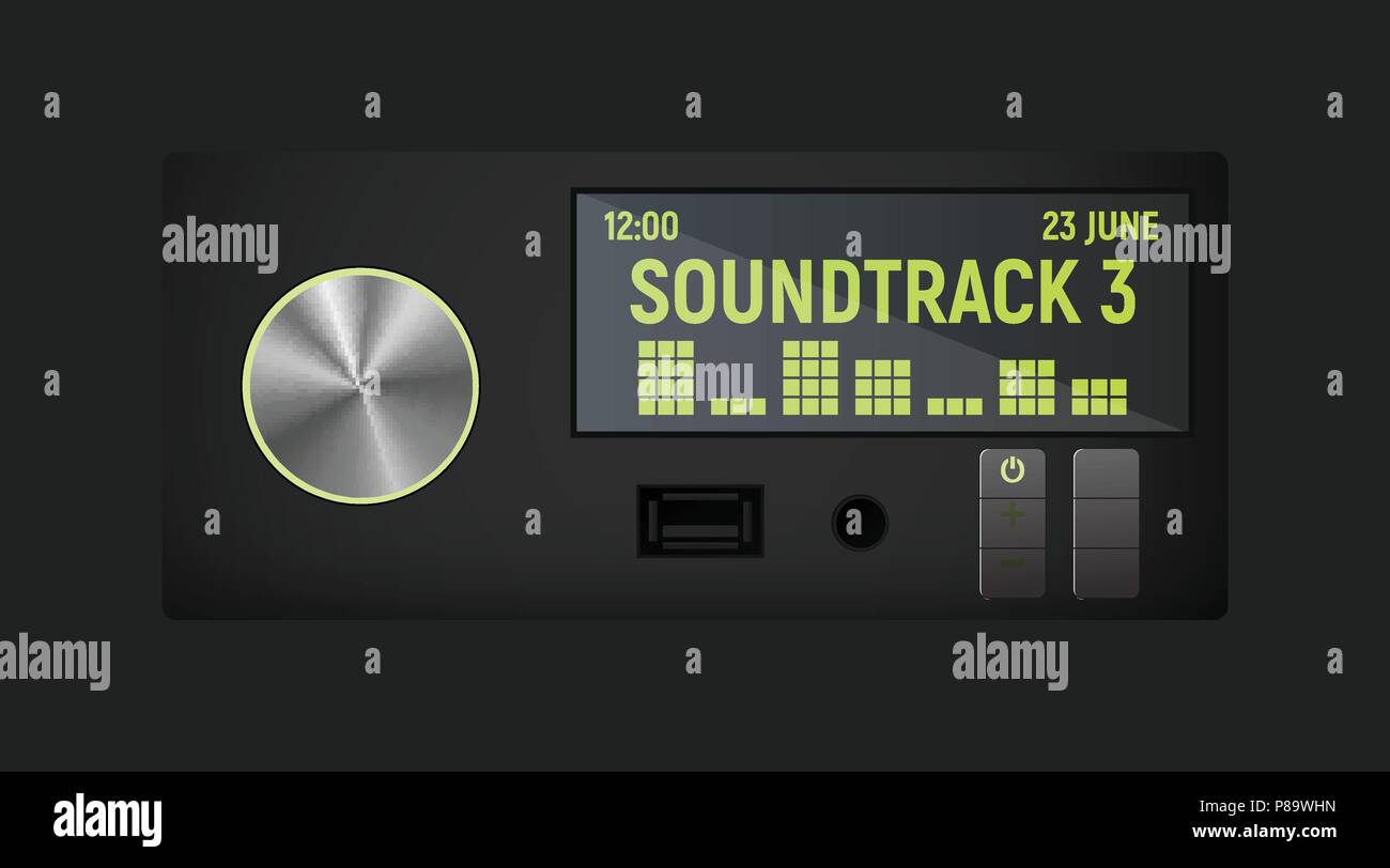 Music player in the car Stock Vector Image & Art Alamy