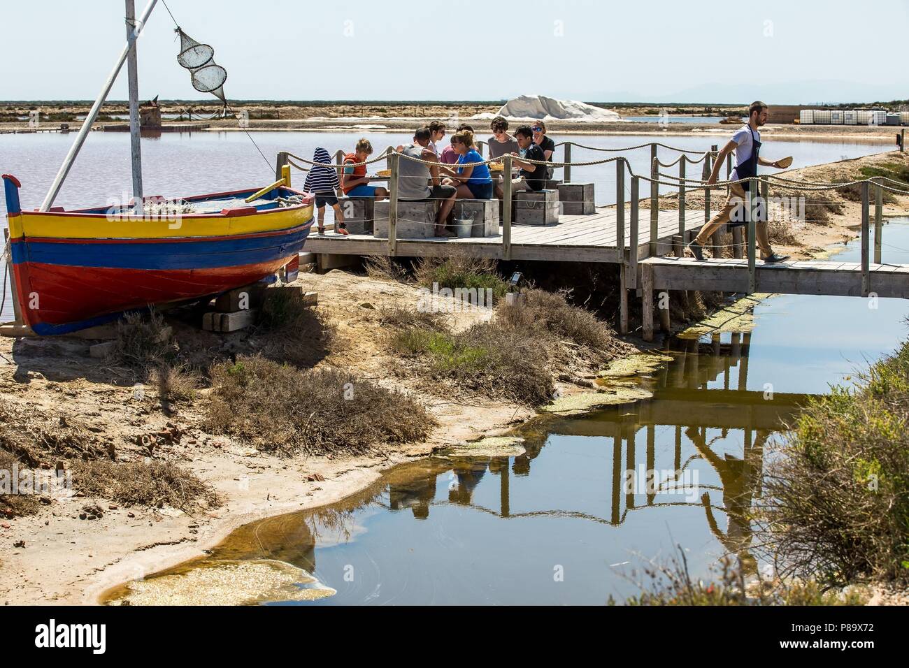 DISCOVERING GRUISSAN, FRANCE Stock Photo