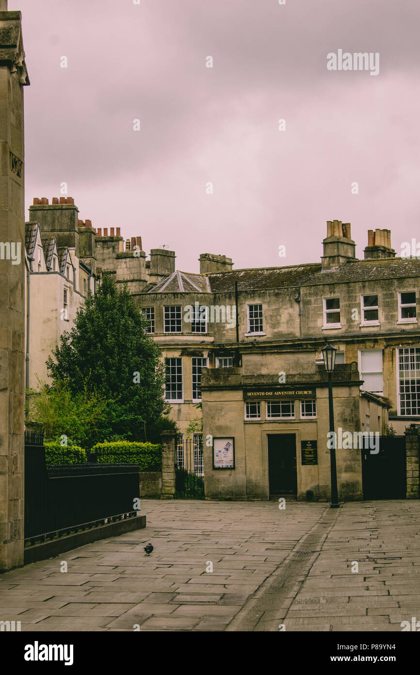 Oxford buildings on a cloudy day Stock Photo