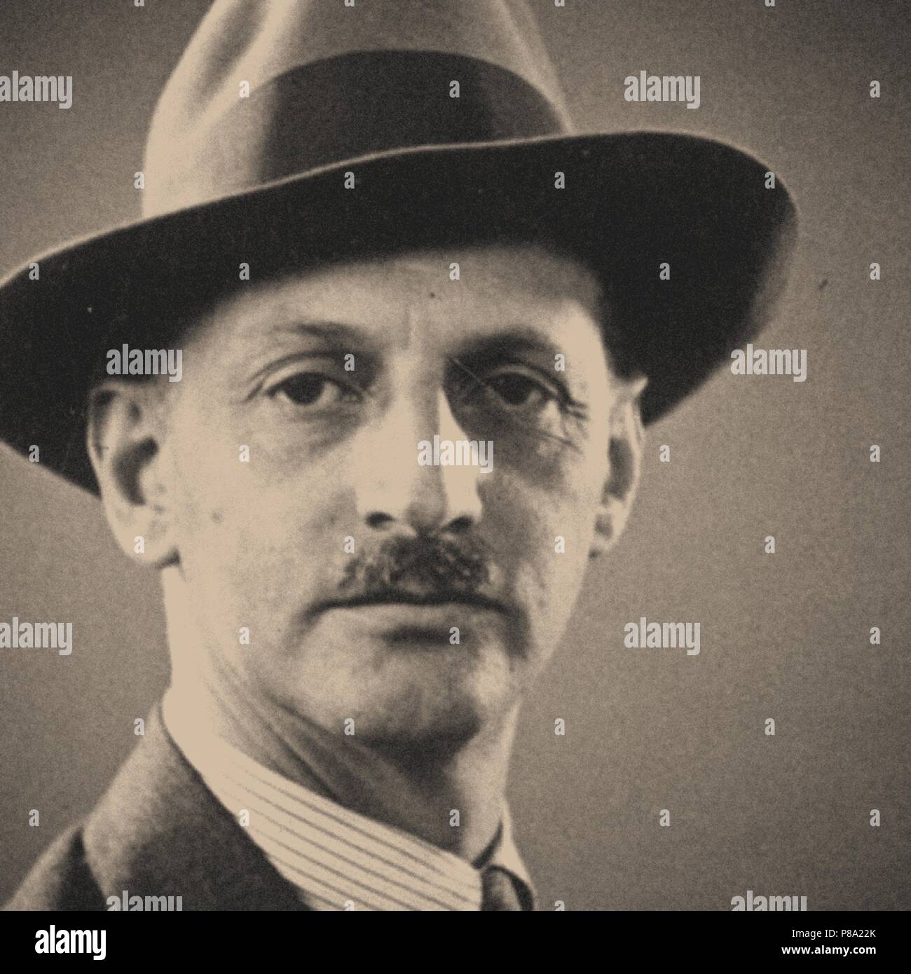 Otto Frank. Museum: Anne Frank House Museum, Amsterdam. Stock Photo