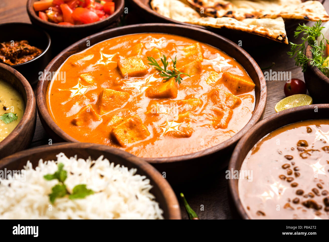 assorted-indian-food-for-lunch-or-dinner-rice-lentils-paneer-dal