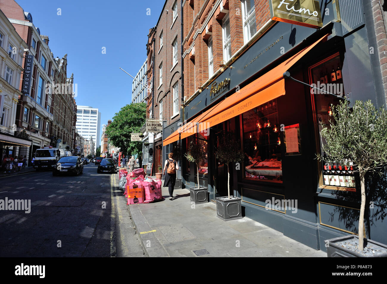 Fumo Italian Restaurant, London, England, UK Stock Photo