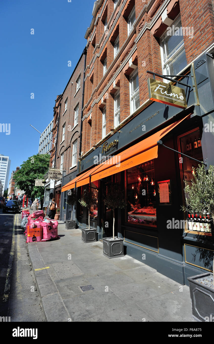 Fumo Italian Restaurant, London, England, UK Stock Photo