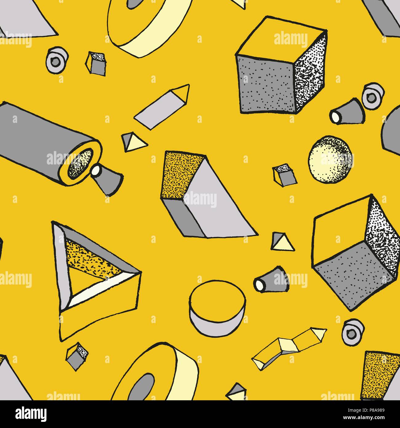Seamless geometric pattern Stock Vector
