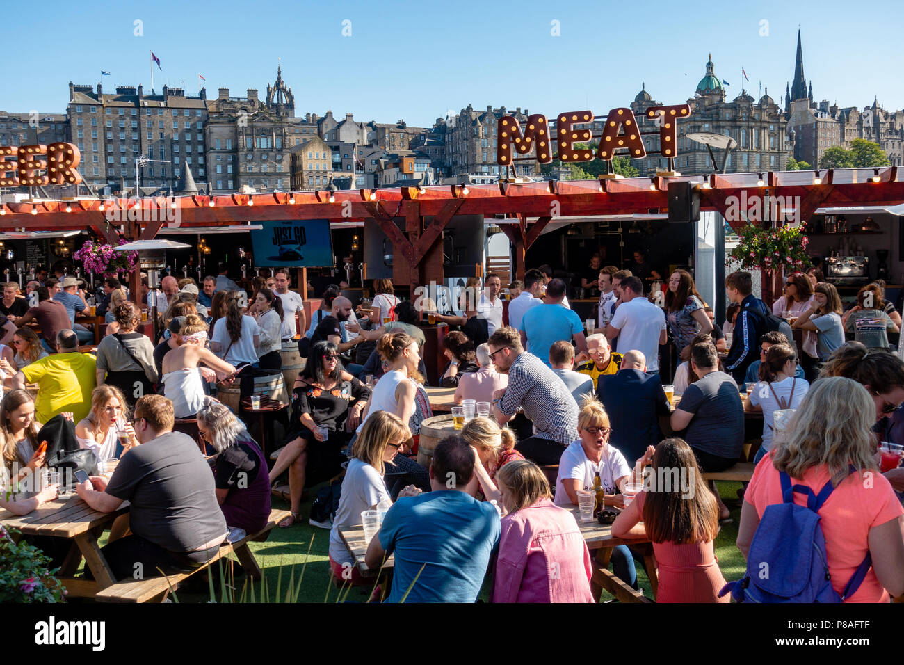 Outdoor bar in princes street edinburgh hires stock photography and images Alamy