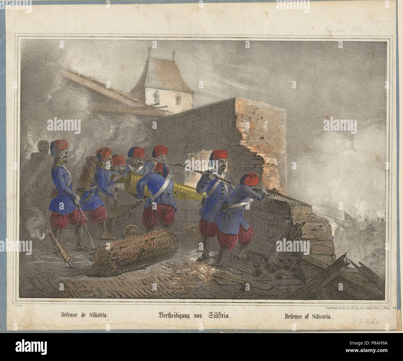 The Siege of Silistra. Museum: PRIVATE COLLECTION. Stock Photo