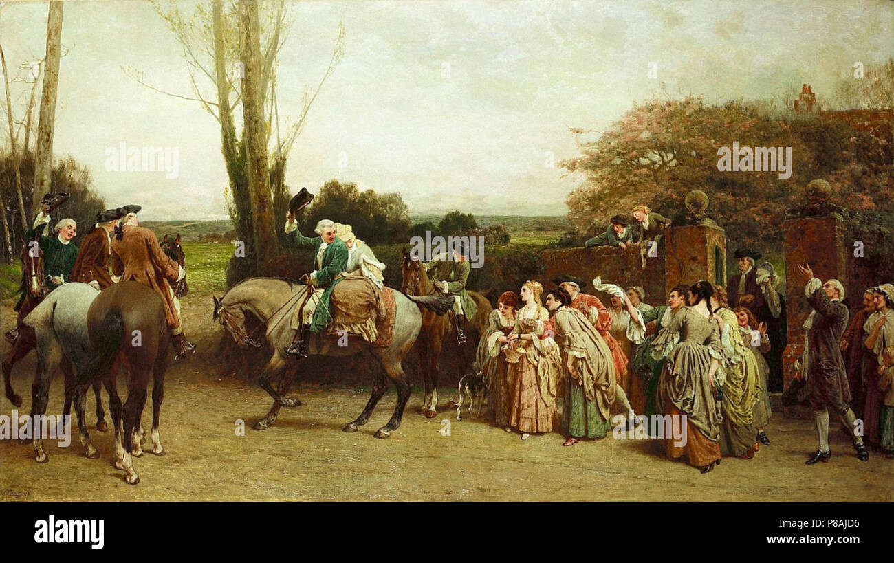 Watson John Dawson - the Yeoman's Wedding Stock Photo - Alamy, image size:1300x819