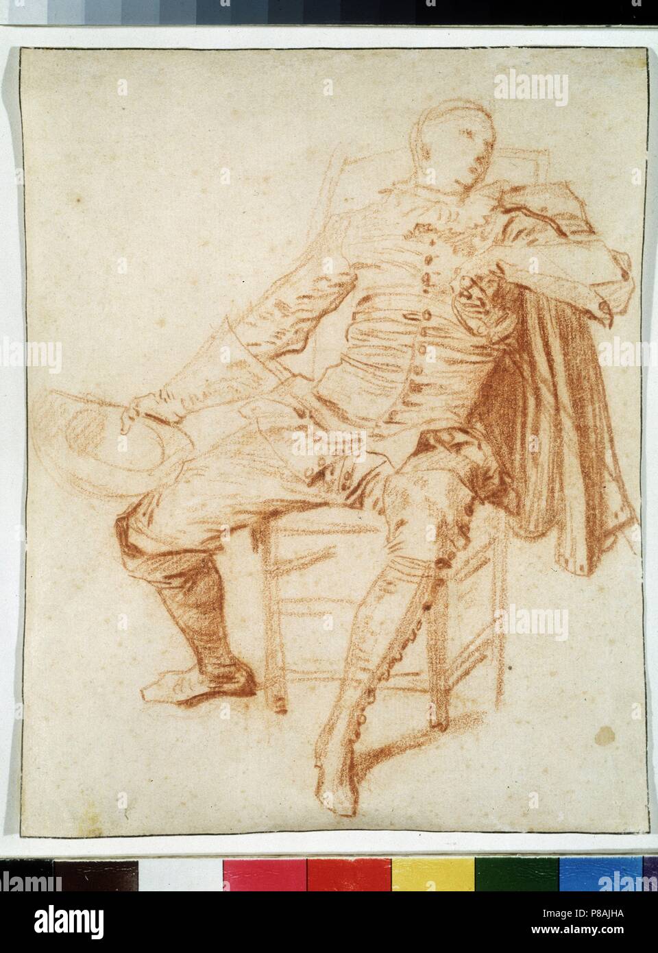 Actor of the Comédie italienne (Crispin). Museum: State A. Pushkin Museum of Fine Arts, Moscow. Stock Photo