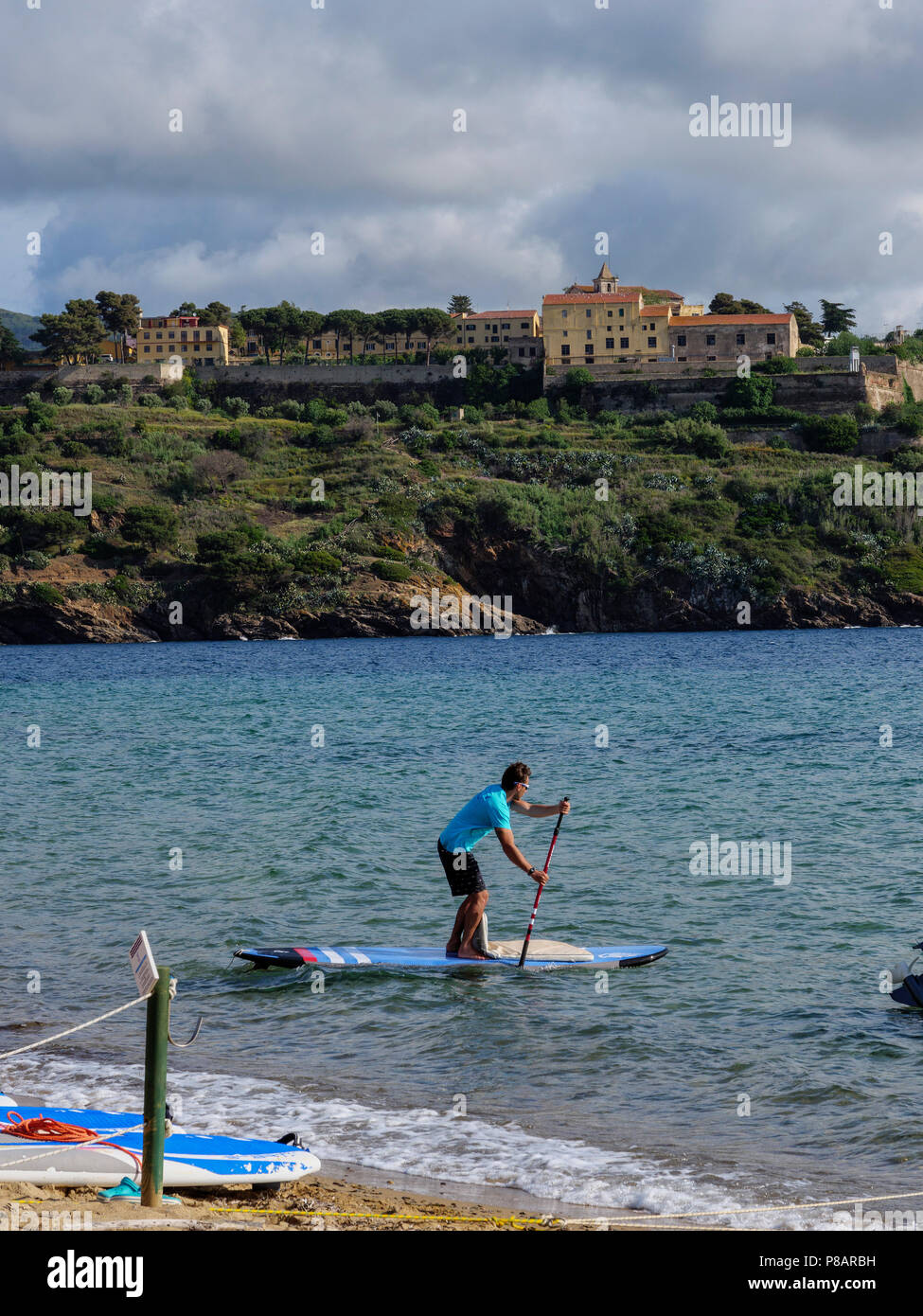 Beach Spiaggia Di Naregno Near Porto Azzurro Fortress Forte