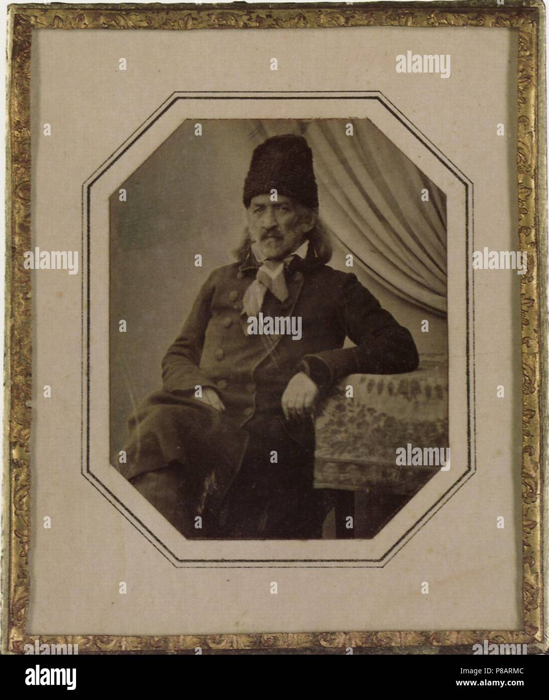 Portrait of the Decembrist count Sergey Volkonsky (1788-1865). Irkutsk. Museum: PRIVATE COLLECTION. Stock Photo