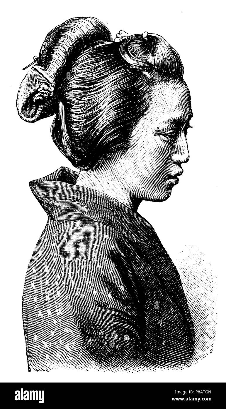Japanese girl, 1904 Stock Photo - Alamy