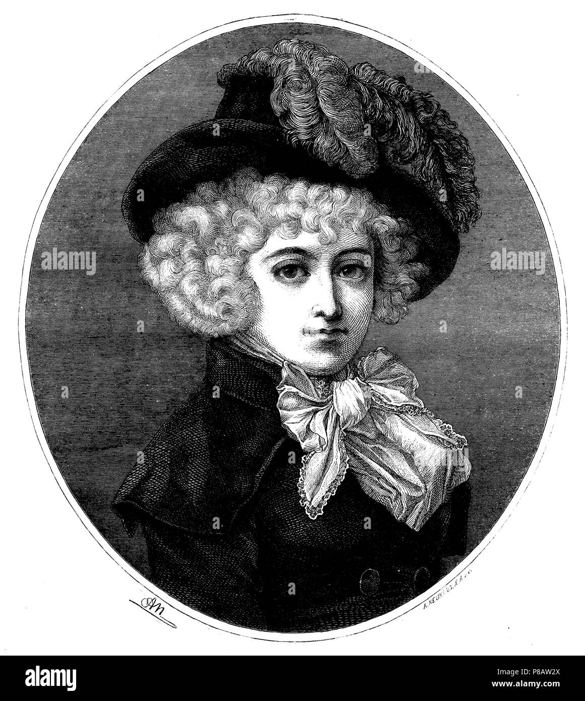 Thérésia Cabarrus (1773-1835), known as 'Madame Tallien' or 'Notre-Dame de Thermidor', A N und A Neumann XA Stock Photo