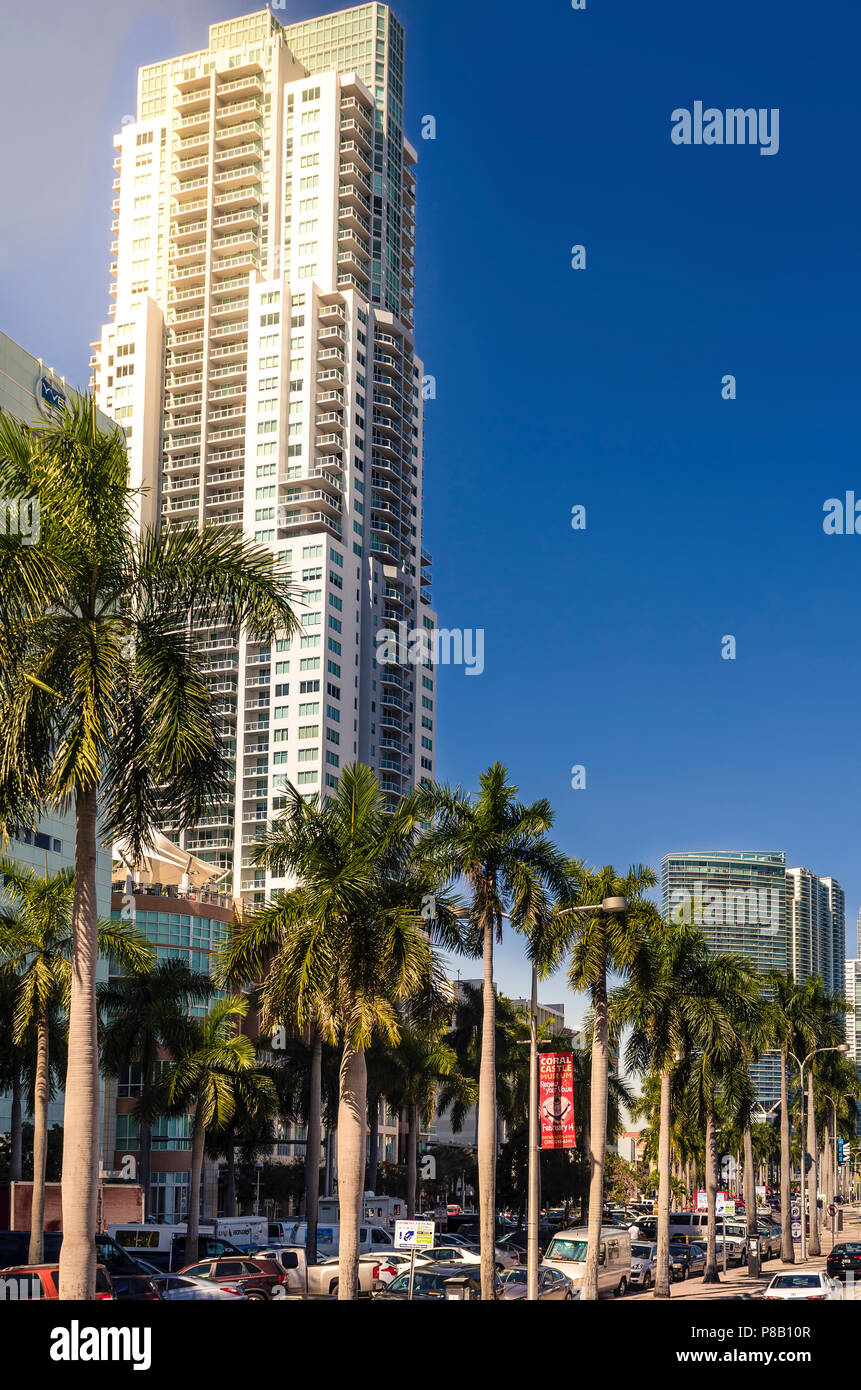 the high rise buildings in downtown Stock Photo - Alamy