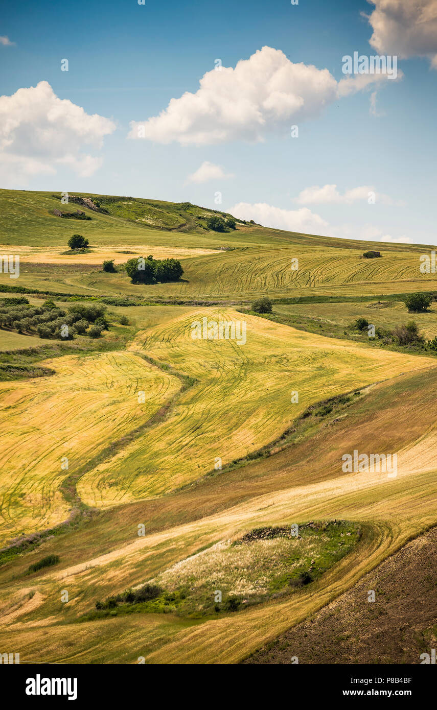 Italian landscape in spring Stock Photo