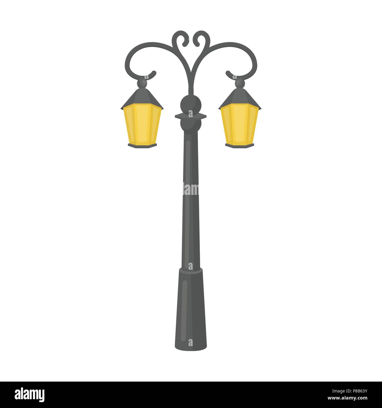 Street lights in retro style. Lamppost single icon in cartoon style vector symbol stock illustration Stock Vector Image & Art - Alamy Street lights in retro style. Lamppost single icon in cartoon style vector symbol stock illustration Stock Vector Image & Art - Alamy