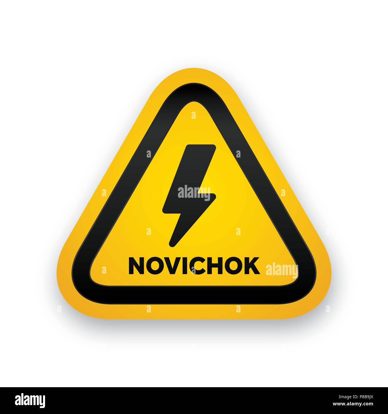 Novichock chemical nerve agent warning icon Stock Vector Image & Art ...