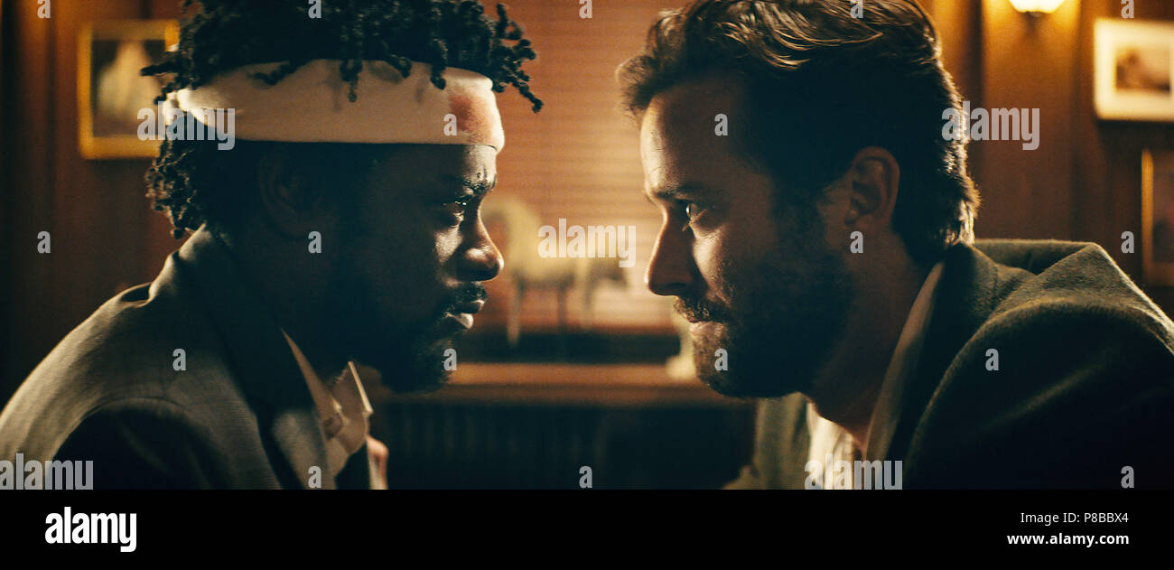 SORRY TO BOTHER YOU, from left Lakeith Stanfield, Armie Hammer, 2018