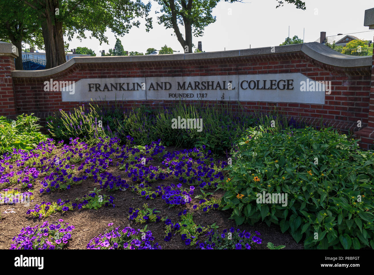 Lancaster PA USA June 25 2018 The Franklin And Marshall College