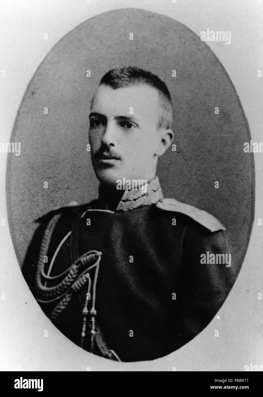 Portrait of Grand Duke George Mikhailovich of Russia (1863-1919). Museum: Russian State Film and Photo Archive, Krasnogorsk. Stock Photo