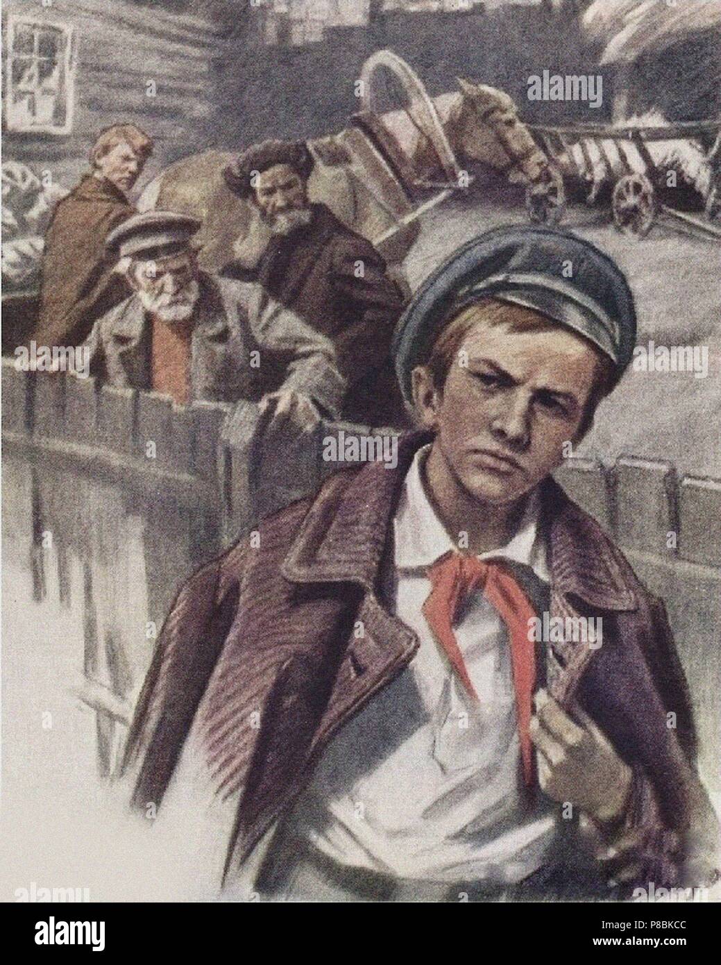 Pavlik Morozov. Museum Russian State Library, Moscow Stock Photo Alamy