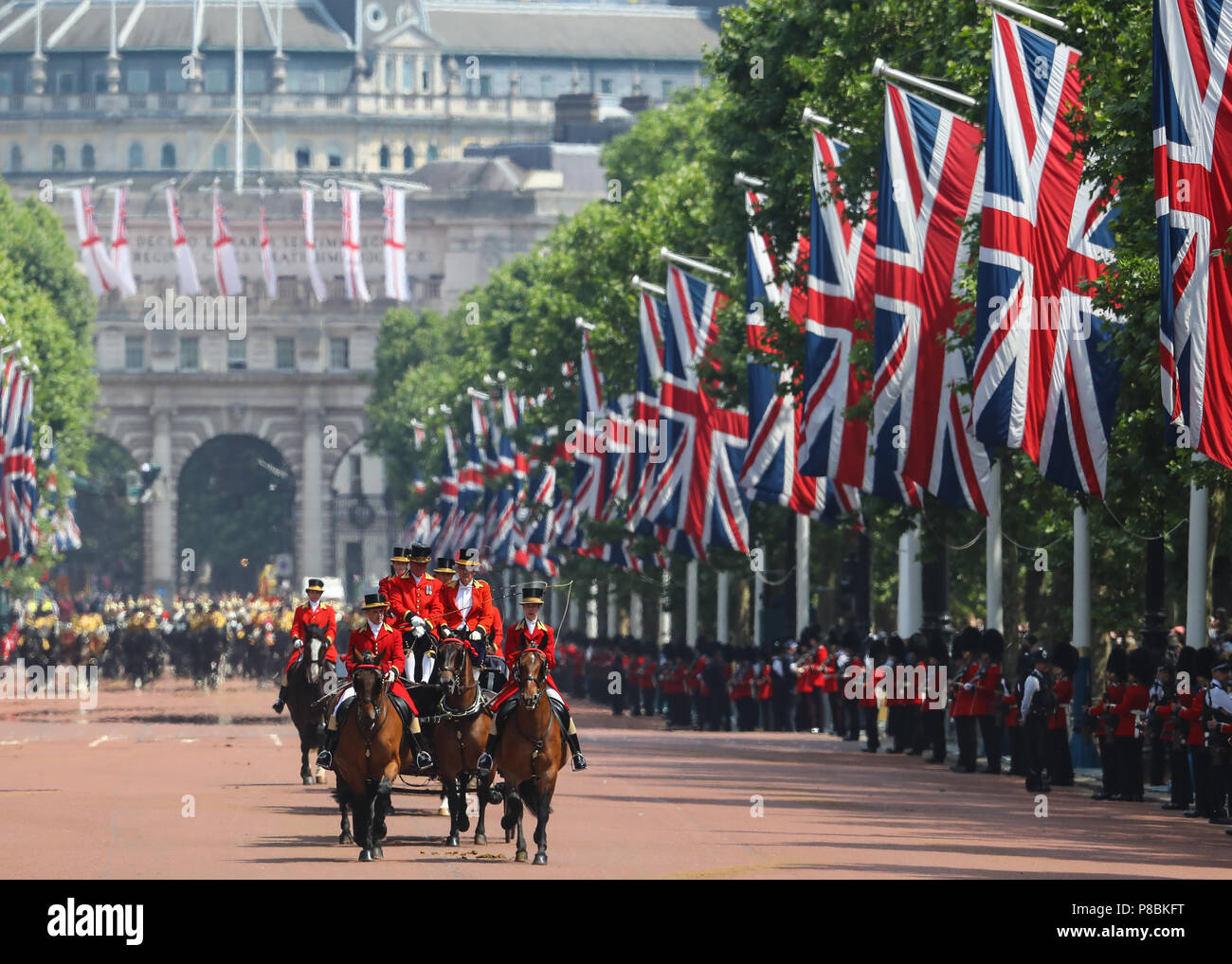 Trooping the Colour 2018 The Queen's Birthday Parade at The Mall