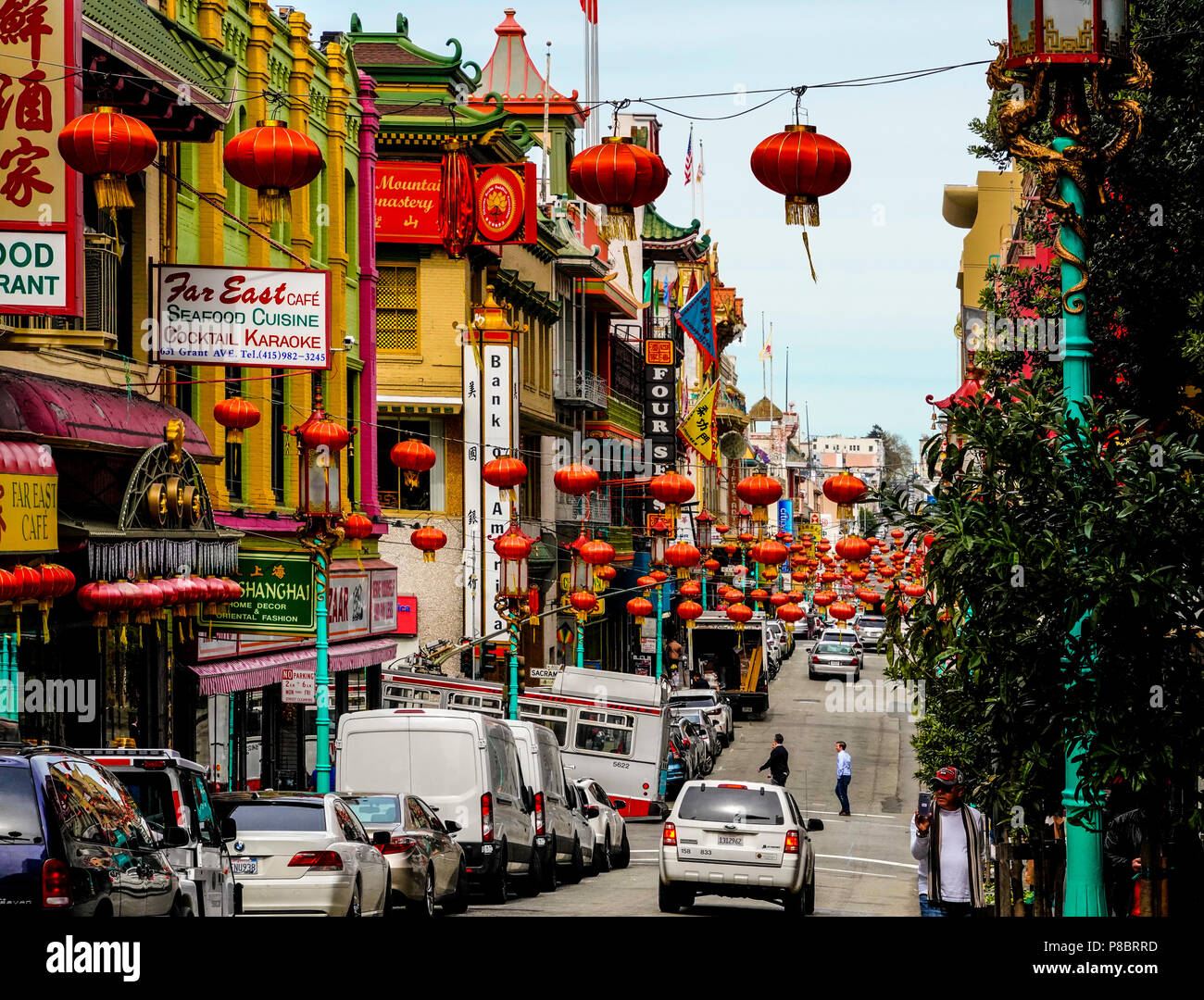 Chinatown in San Francisco Stock Photo