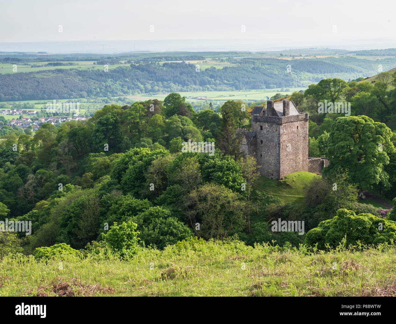 Castle Campbell, Glen Douglas, Dollar, Clackmannanshire, Scotland. Stock Photo
