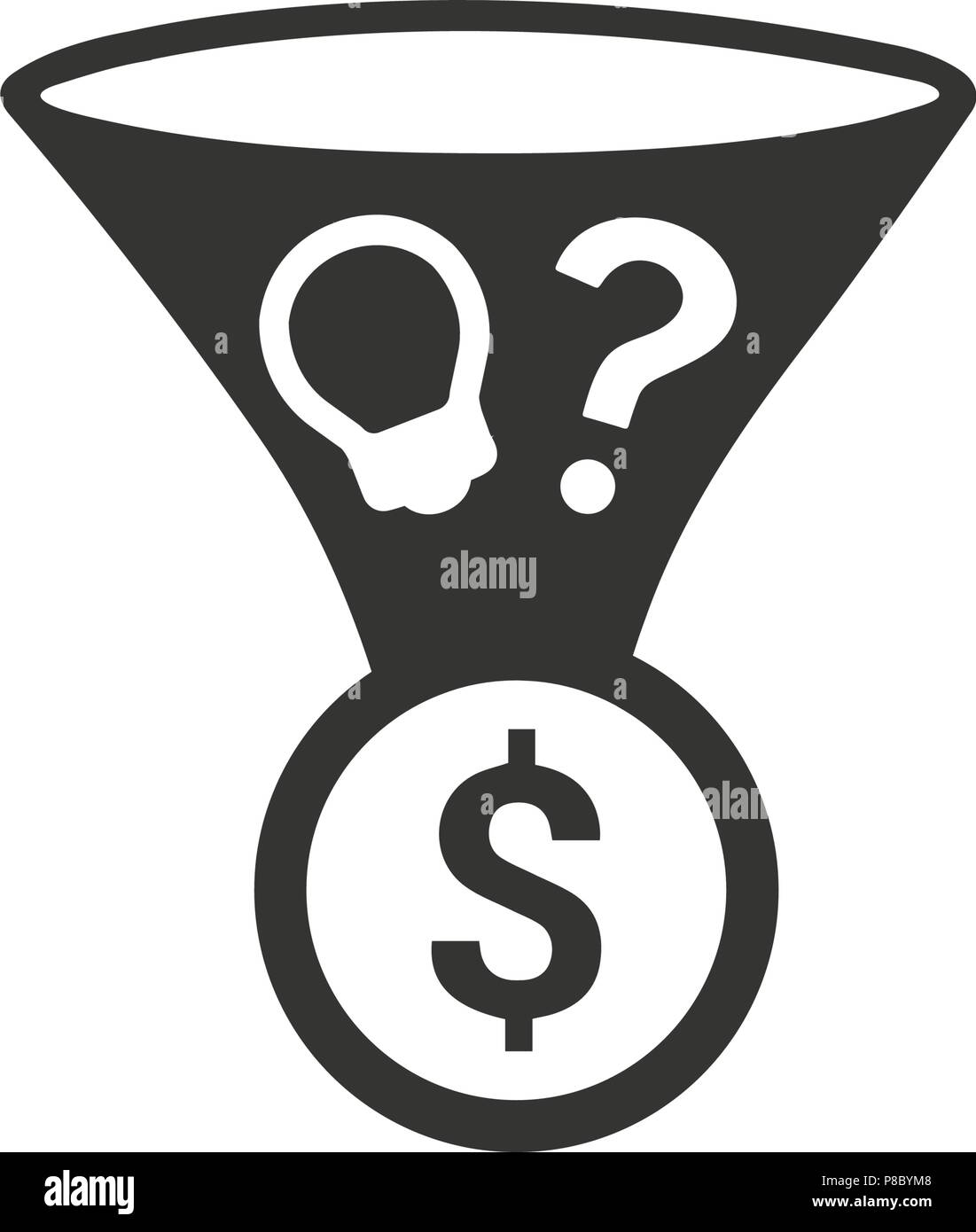 Idea Make Money Icon Stock Vector