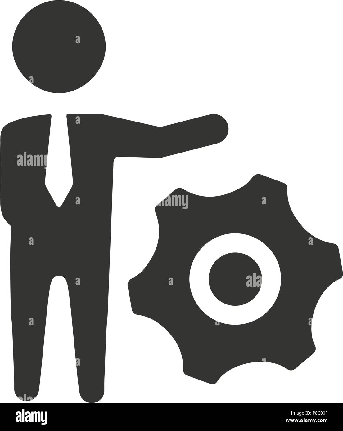 Business Management Icon Stock Vector Image & Art - Alamy